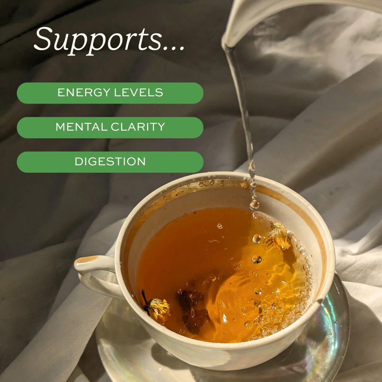 Aduna Restore Green Tea with Turmeric 15 bags - Image 3