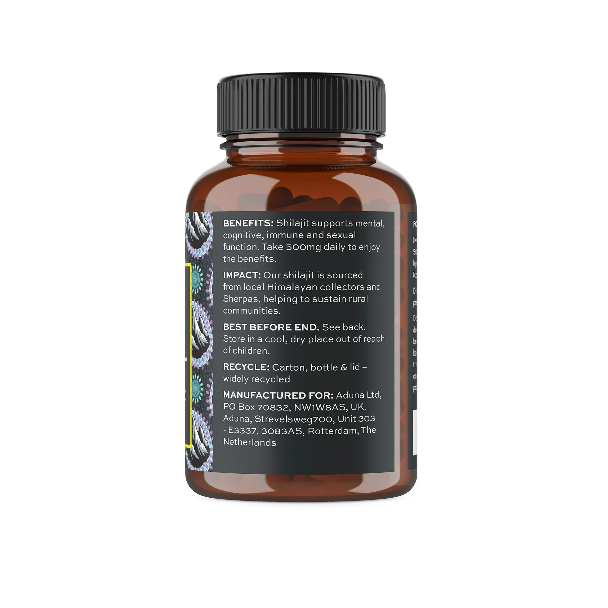 Aduna Shilajit Capsules 60 caps - Image 2