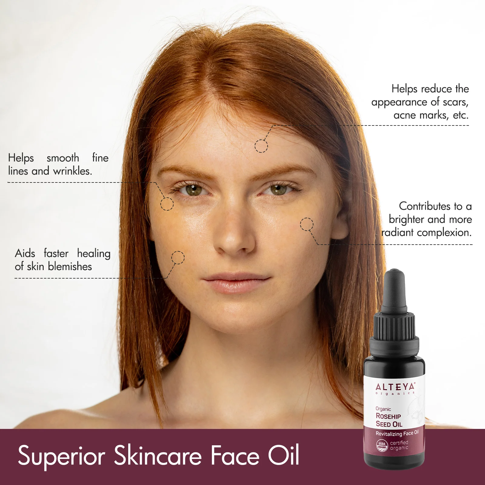 Alteya Organic Rosehip Seed Oil 20ml - Image 5