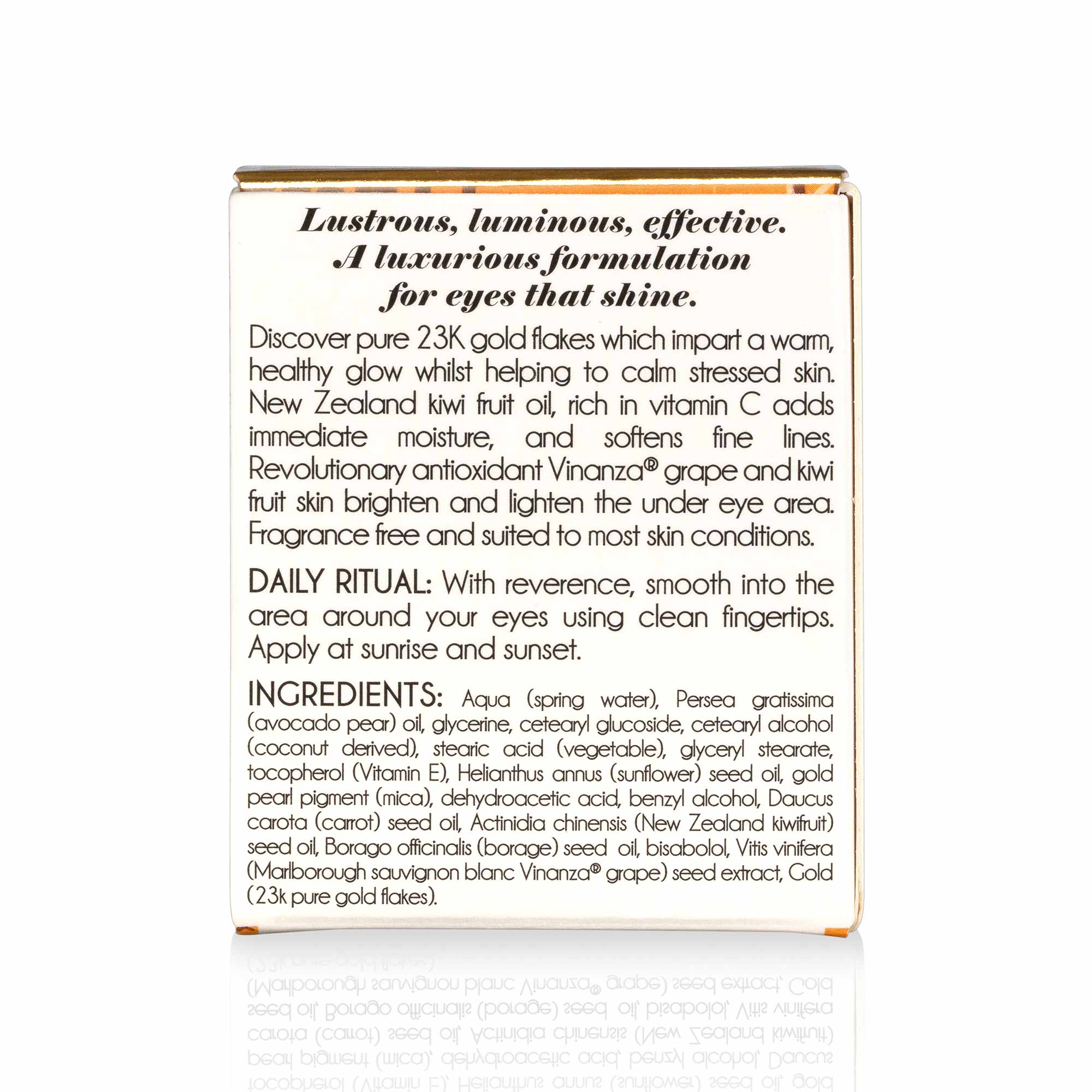 Antipodes Kiwi Seed Gold Luminous Eye Cream 30ml - Image 3