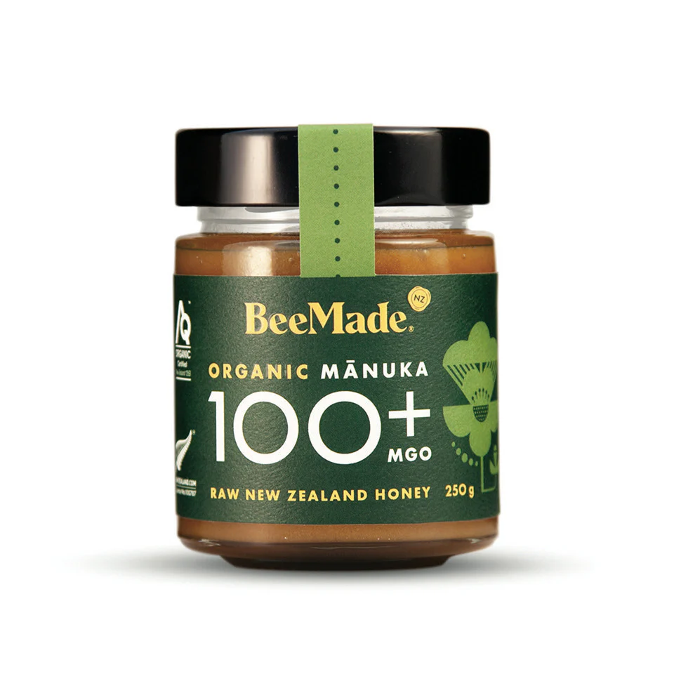 BeeMade Organic New Zealand Manuka Honey MGO 100+ 250g - Image 2