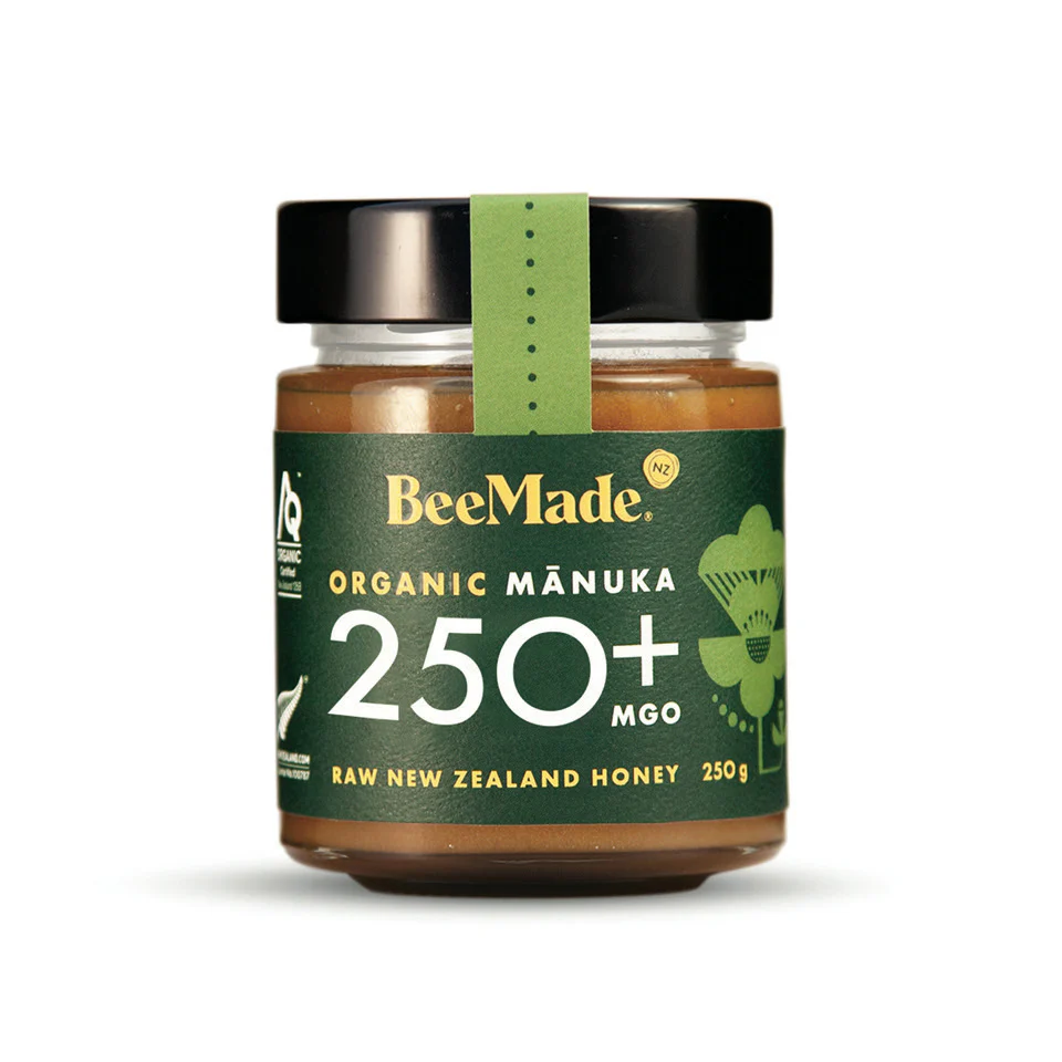 BeeMade Organic New Zealand Manuka Honey MGO 250+ 250g - Image 2