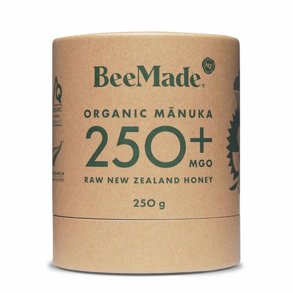 BeeMade Organic New Zealand Manuka Honey MGO 250+ 250g - Image 3