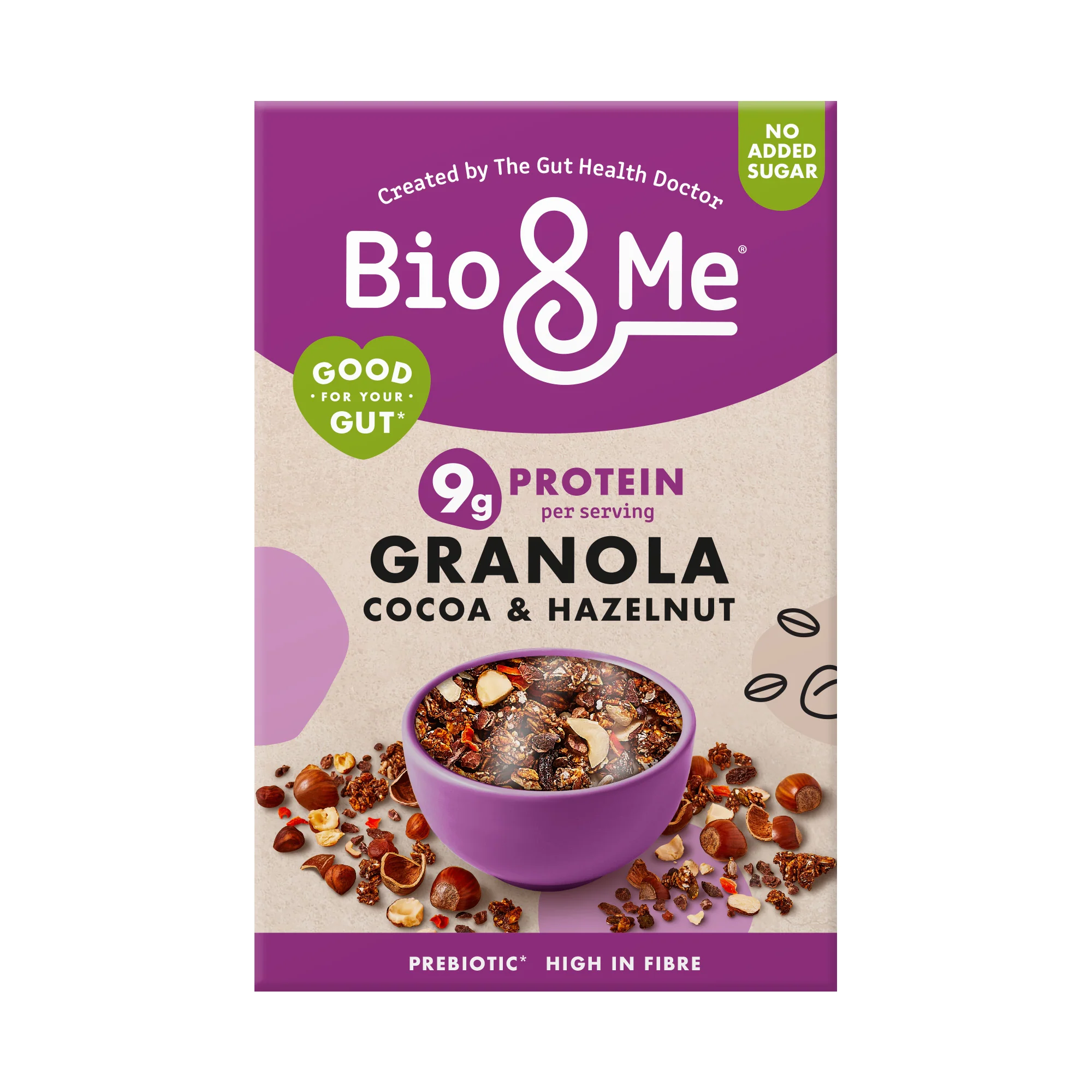 Bio&Me Cocoa & Hazelnut Protein Boosted Gut-Loving Granola 360g 360g