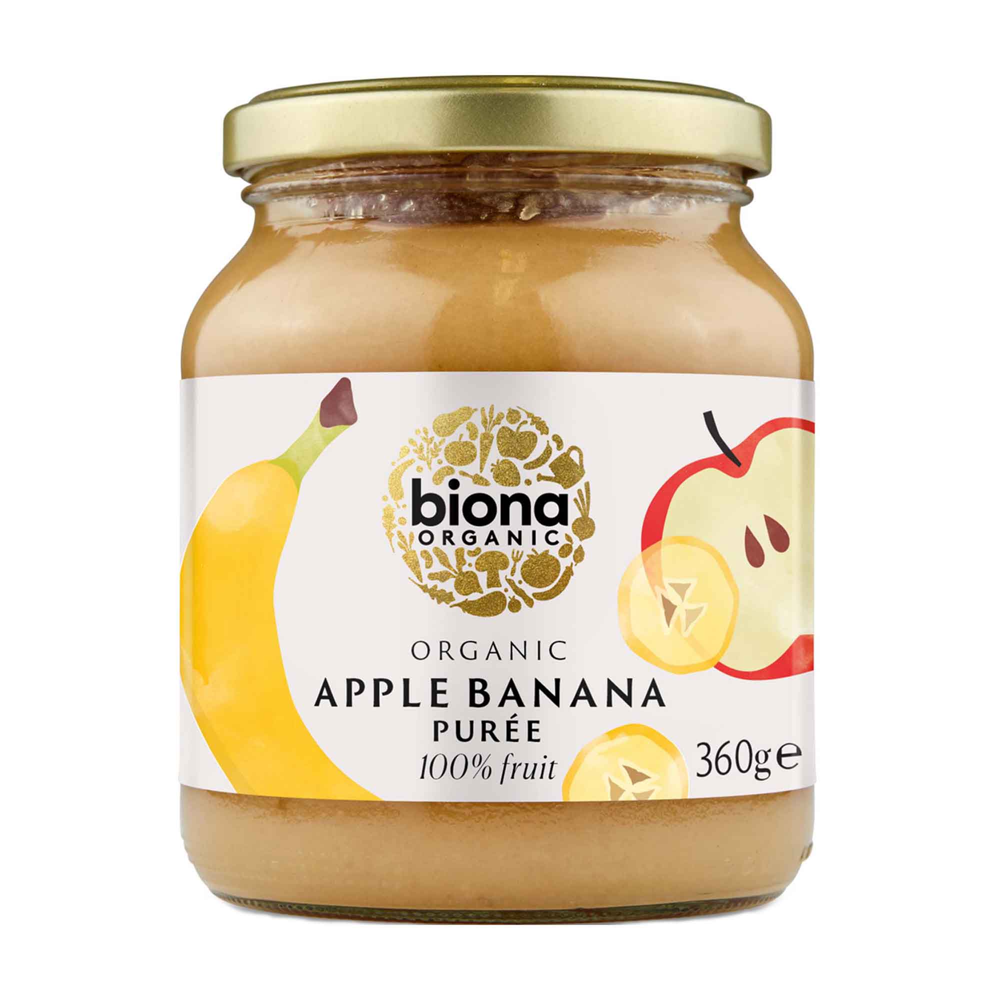 Biona Apple & Banana Puree 360g