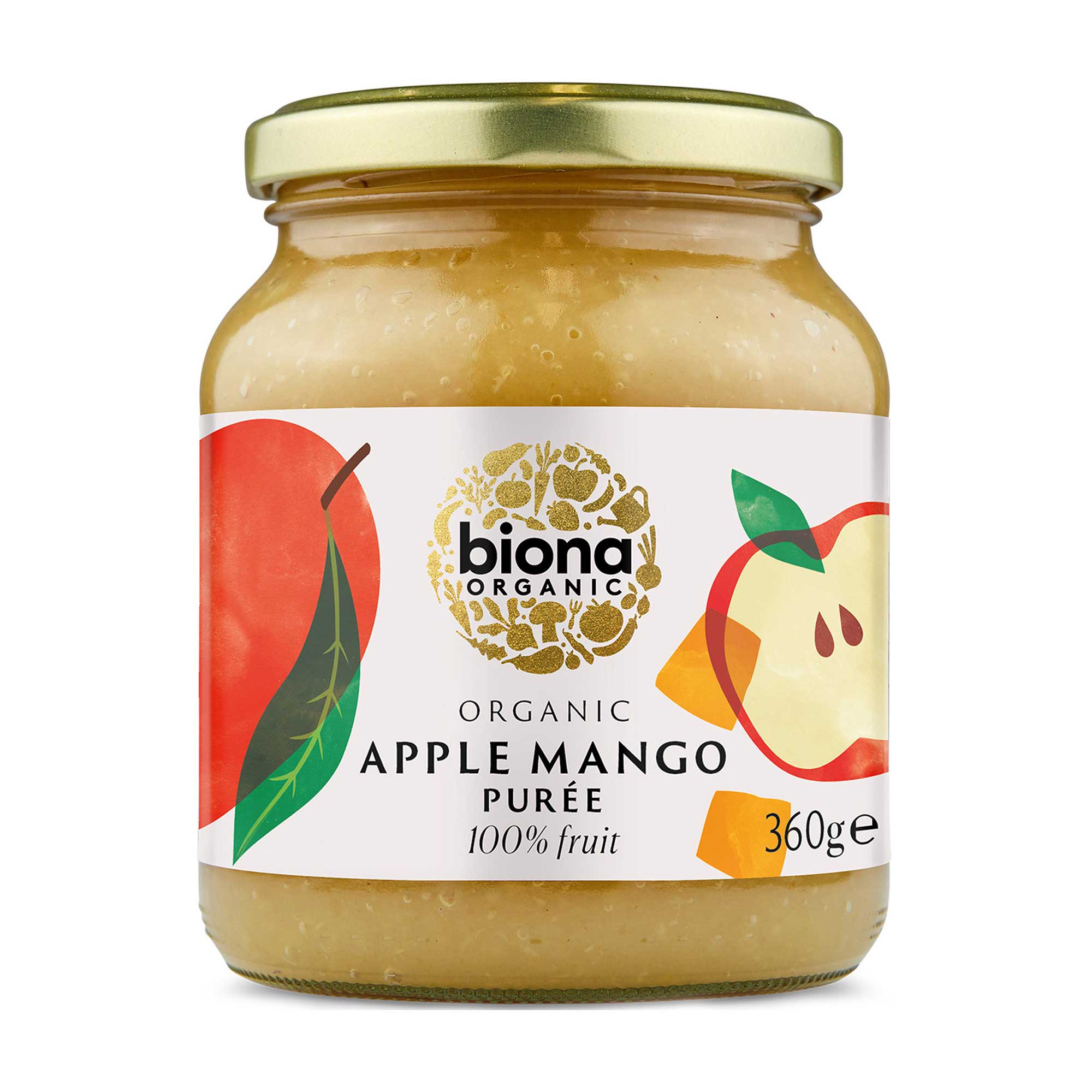 Biona Apple & Mango Puree 360g