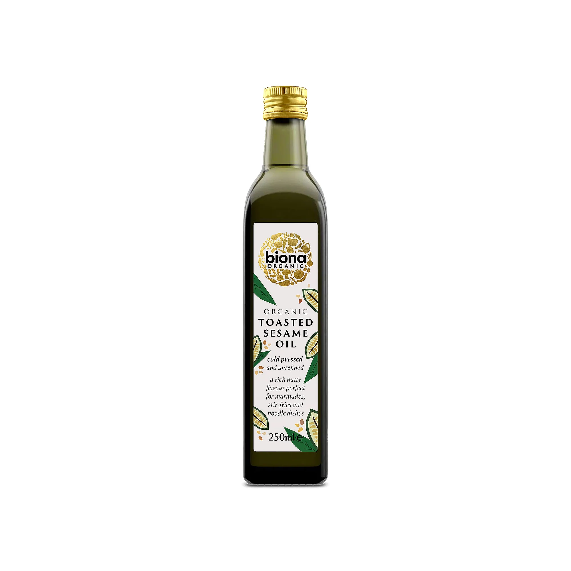 Biona Toasted Sesame Seed Oil Cold Pressed 250ml