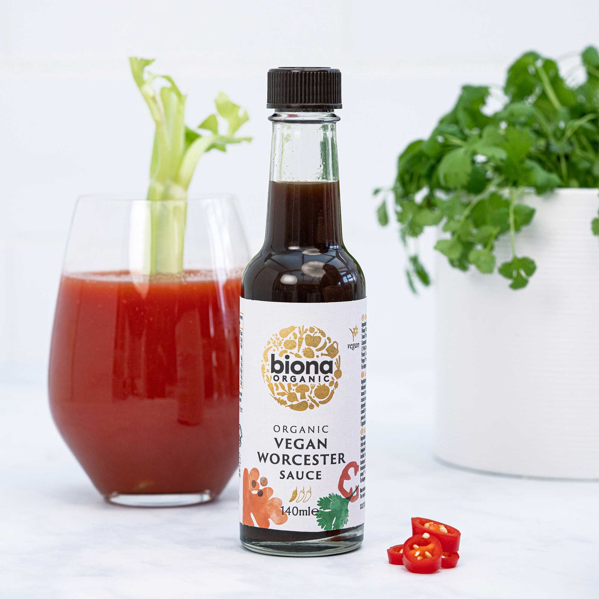 Biona Worcester Sauce 140ml - Image 2