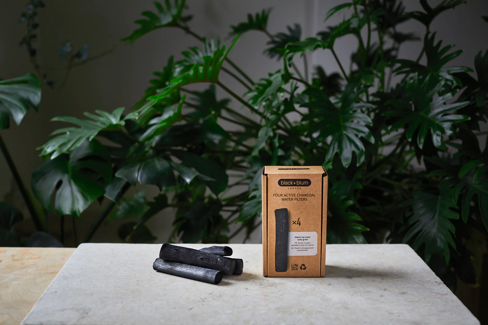 Black+Blum Charcoal Water Filter 4 Pack 4 piece - Image 3
