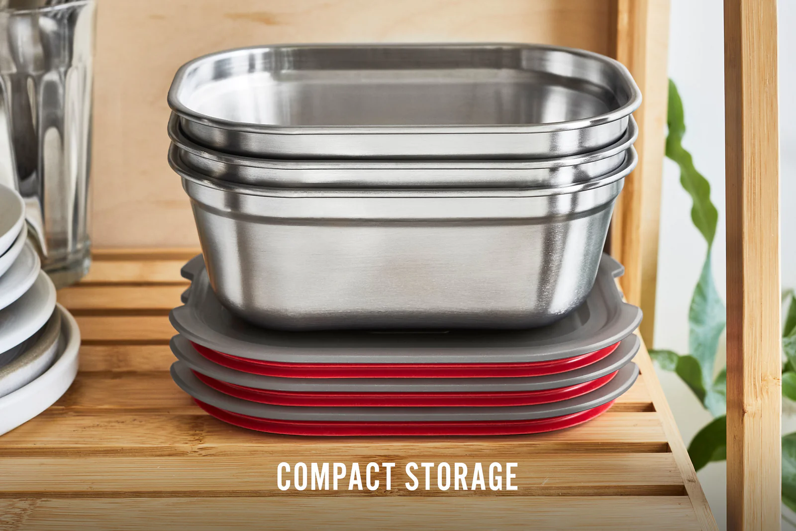 Black+Blum Multifunction Steel Food Box - Medium 900ml - Image 6