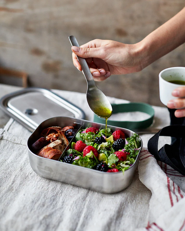 Black+Blum Stainless Steel Lunch Box- Olive 1L - Image 5