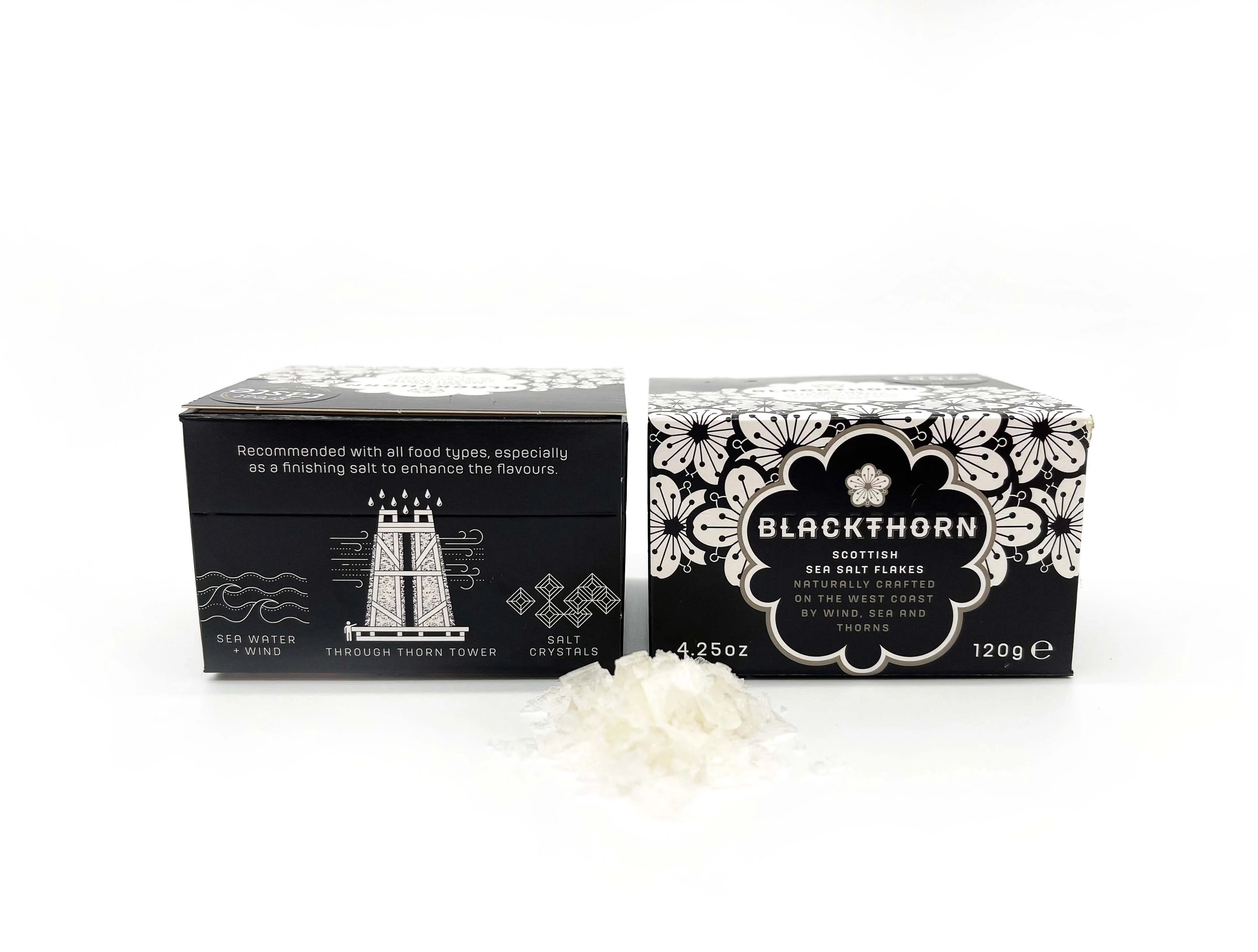 Blackthorn Salt Scottish Sea Salt Flakes 120g - Image 2