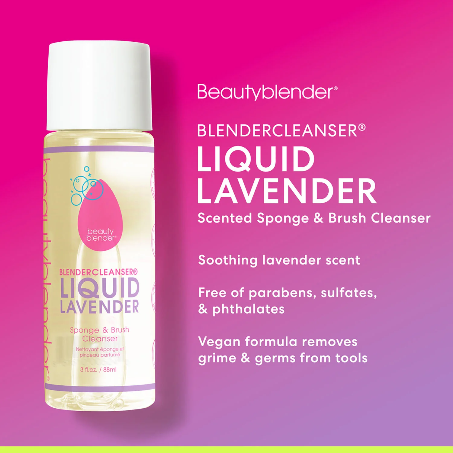 Blendercleanser Liquid Lavender 150ml - Image 2