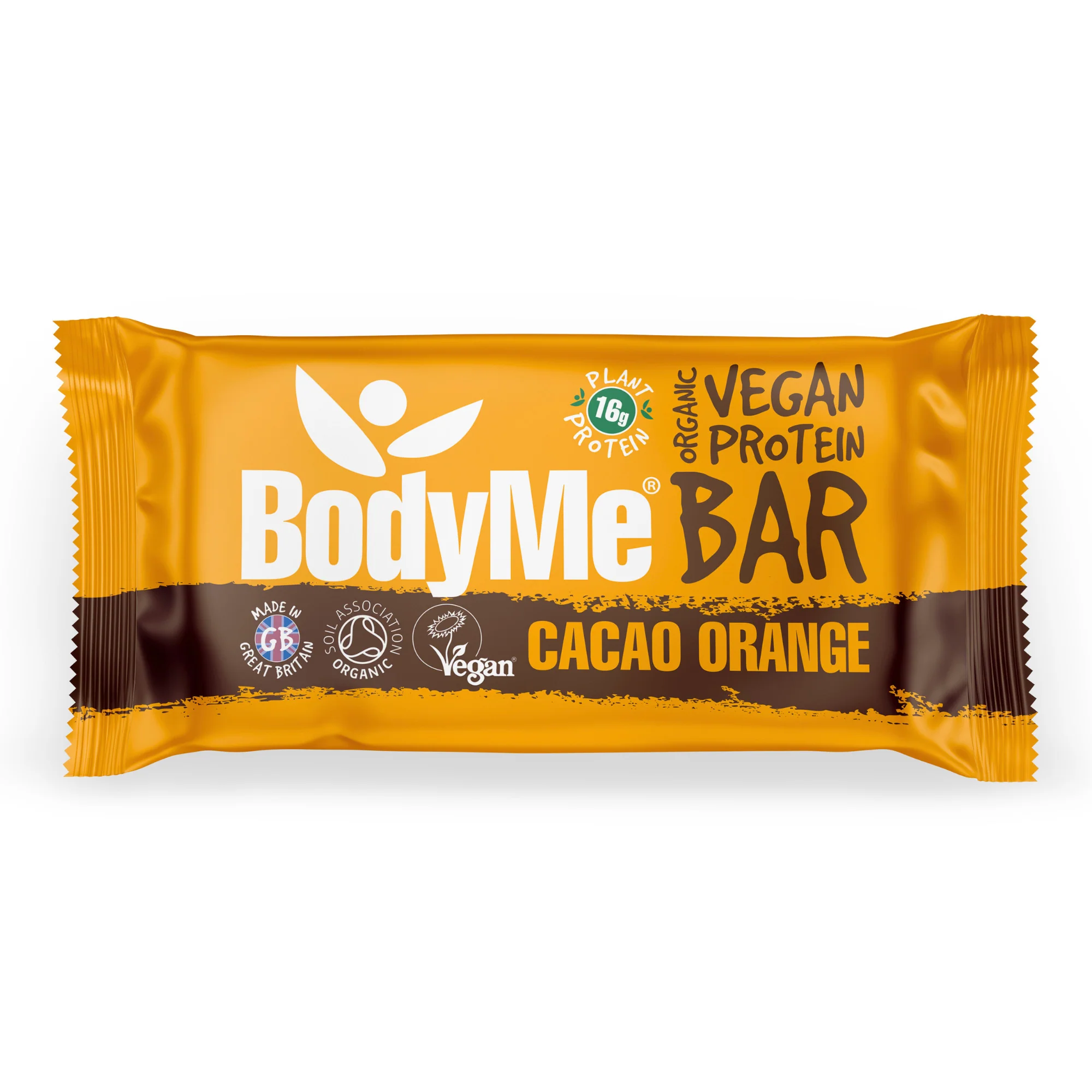 BodyMe Organic Cacao Orange Vegan Protein Bar 60g