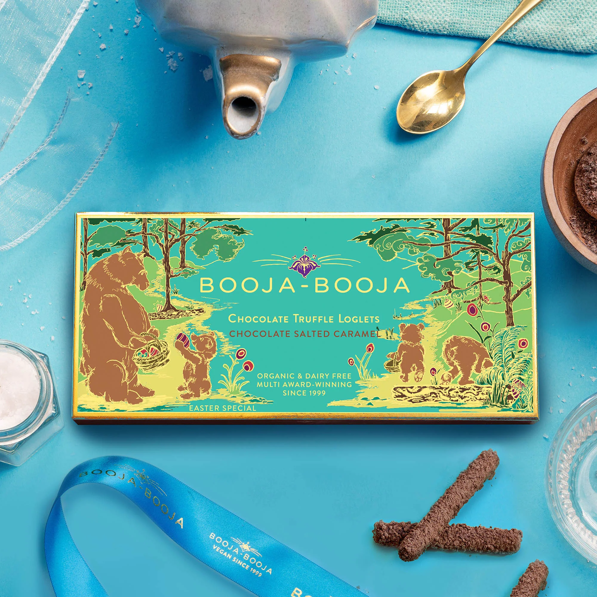 Booja Chocolate Salted Caramel Truffle Loglets 115g - Image 3