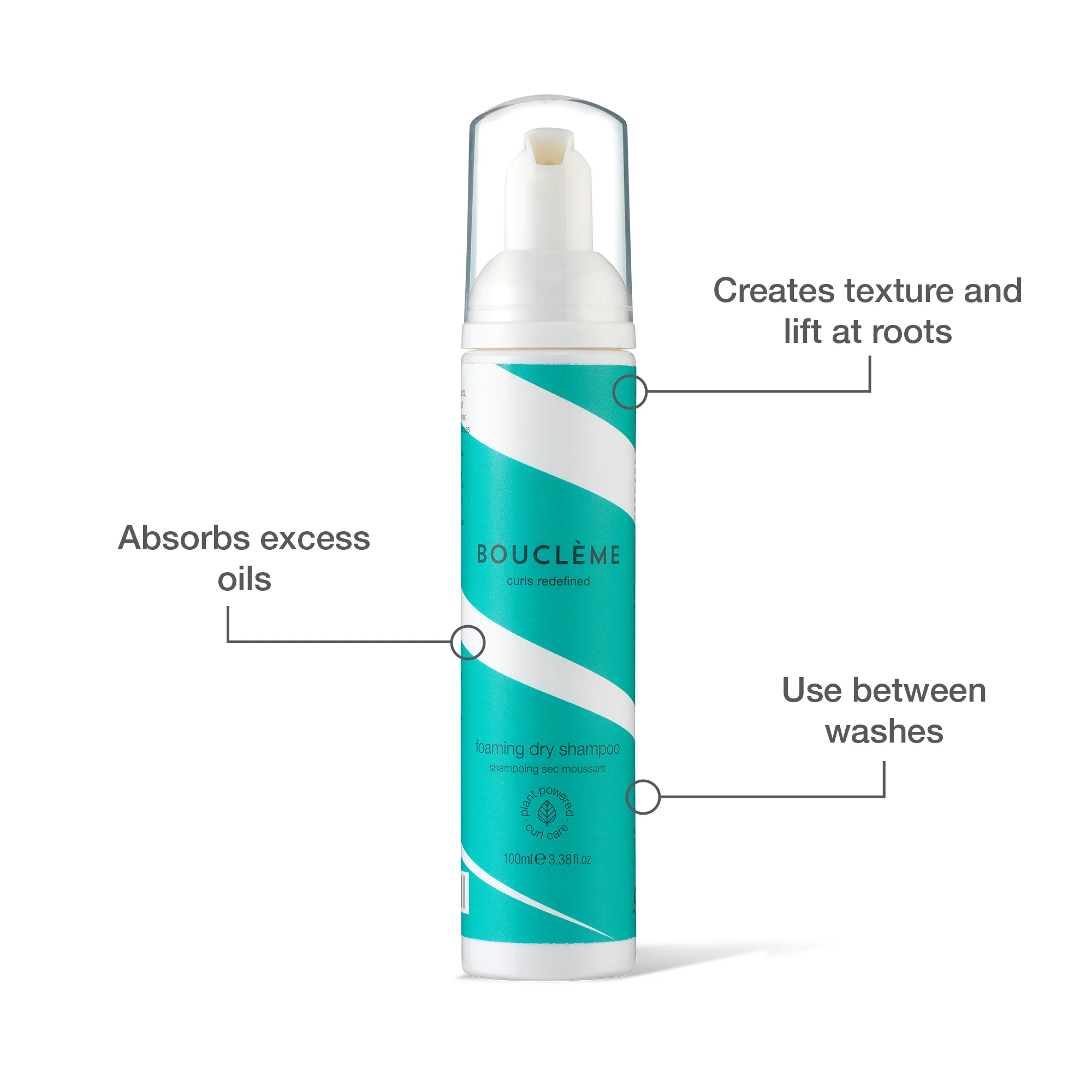 Boucleme Foam to Dry Shampoo 100ml - Image 4