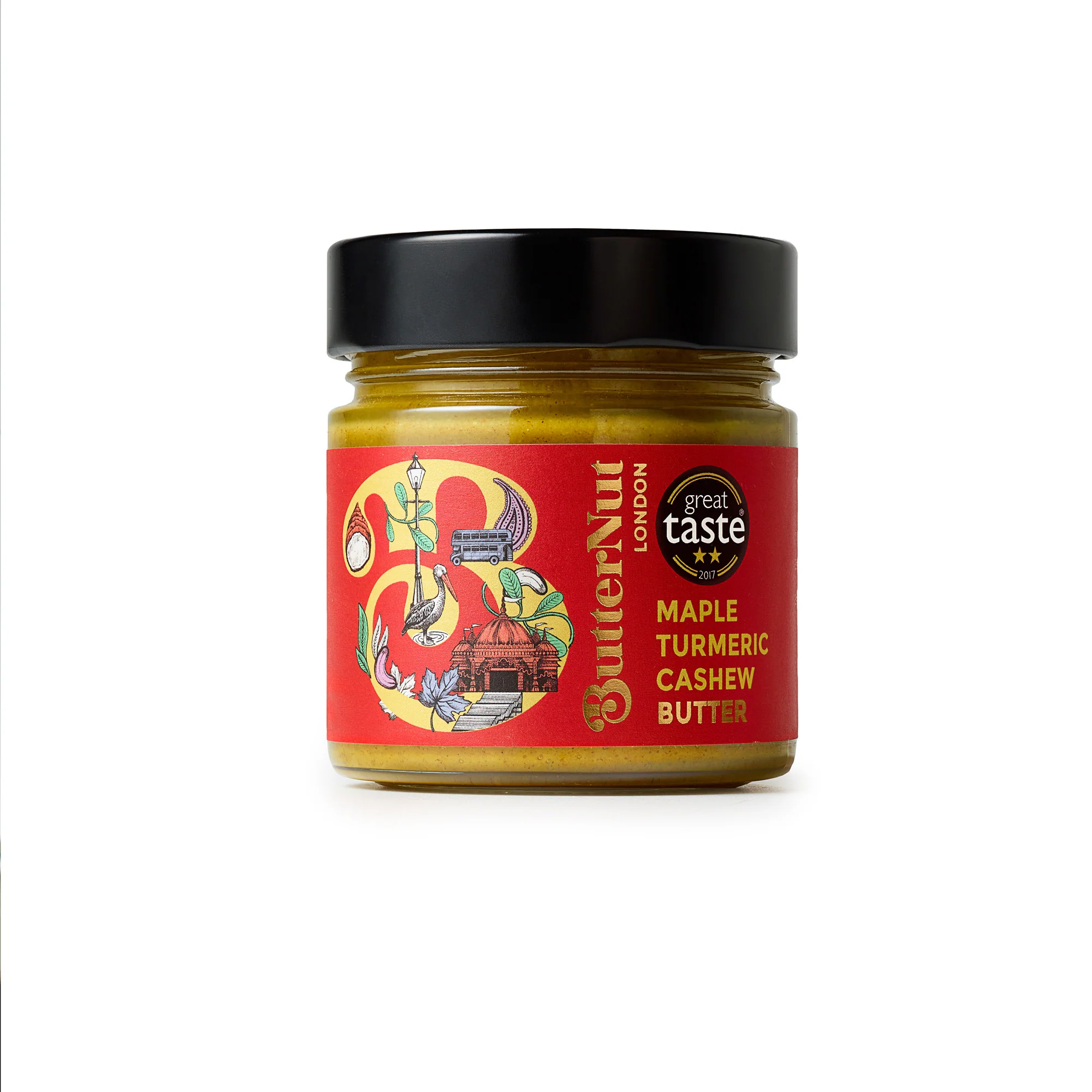 ButterNut of London Maple Turmeric Cashew Butter 180g