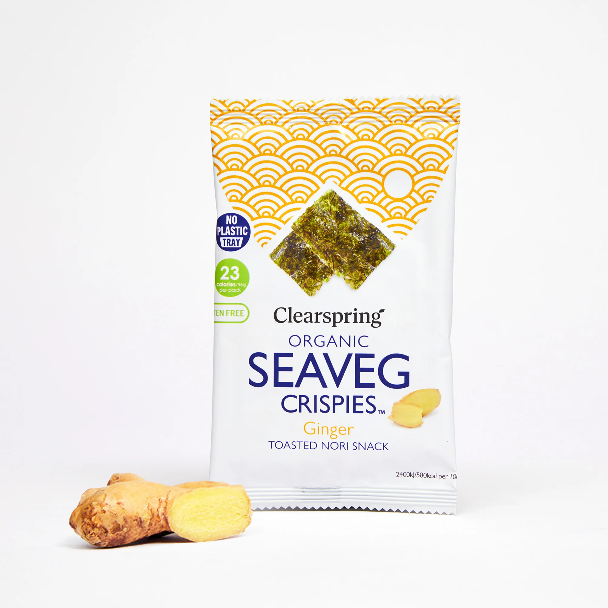 Clearspring Seaveg Crispies Ginger 4g - Image 2