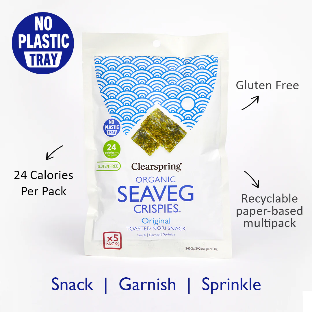 Clearspring Seaveg Crispies Original Multipack 5x4g - Image 3