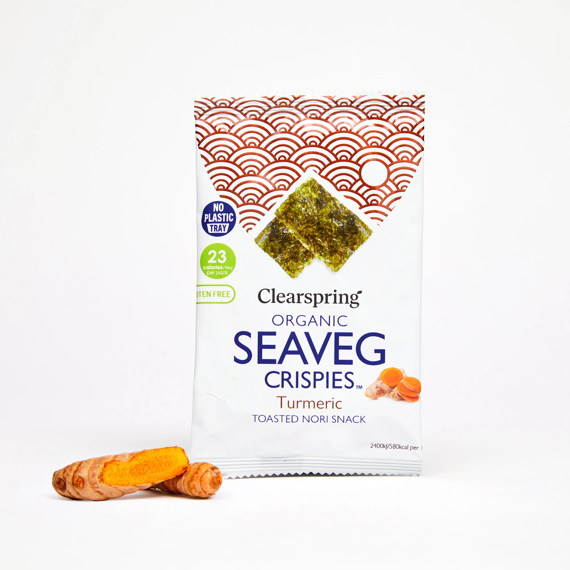 Clearspring Seaveg Crispies Turmeric 4g - Image 2