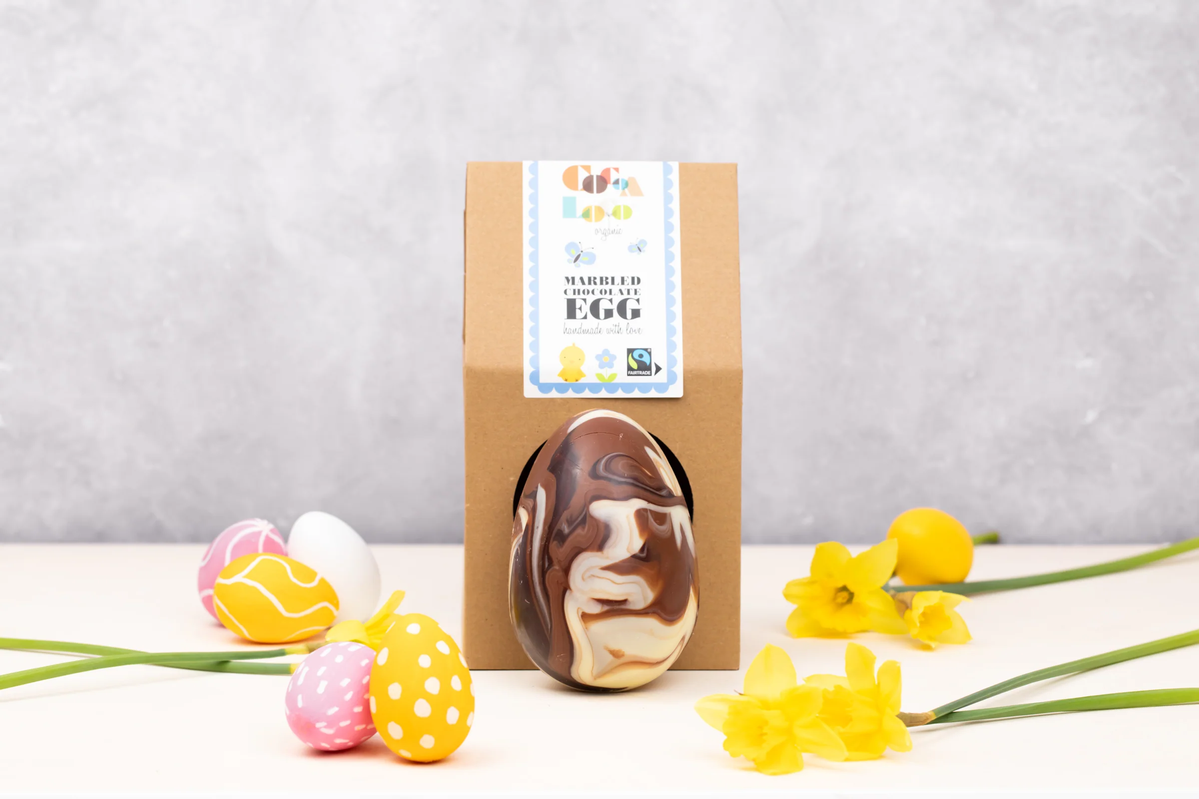 Cocoa Loco Marbled Chocolate Egg 225g - Image 2