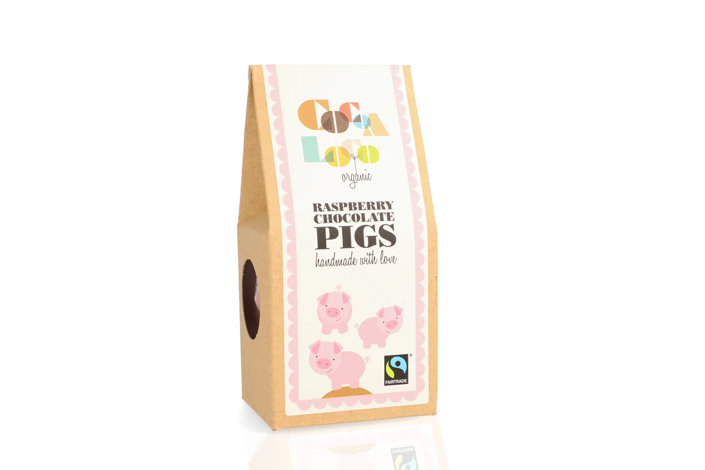 Cocoa Loco Raspberry Chocolate Pigs 100g - Image 2