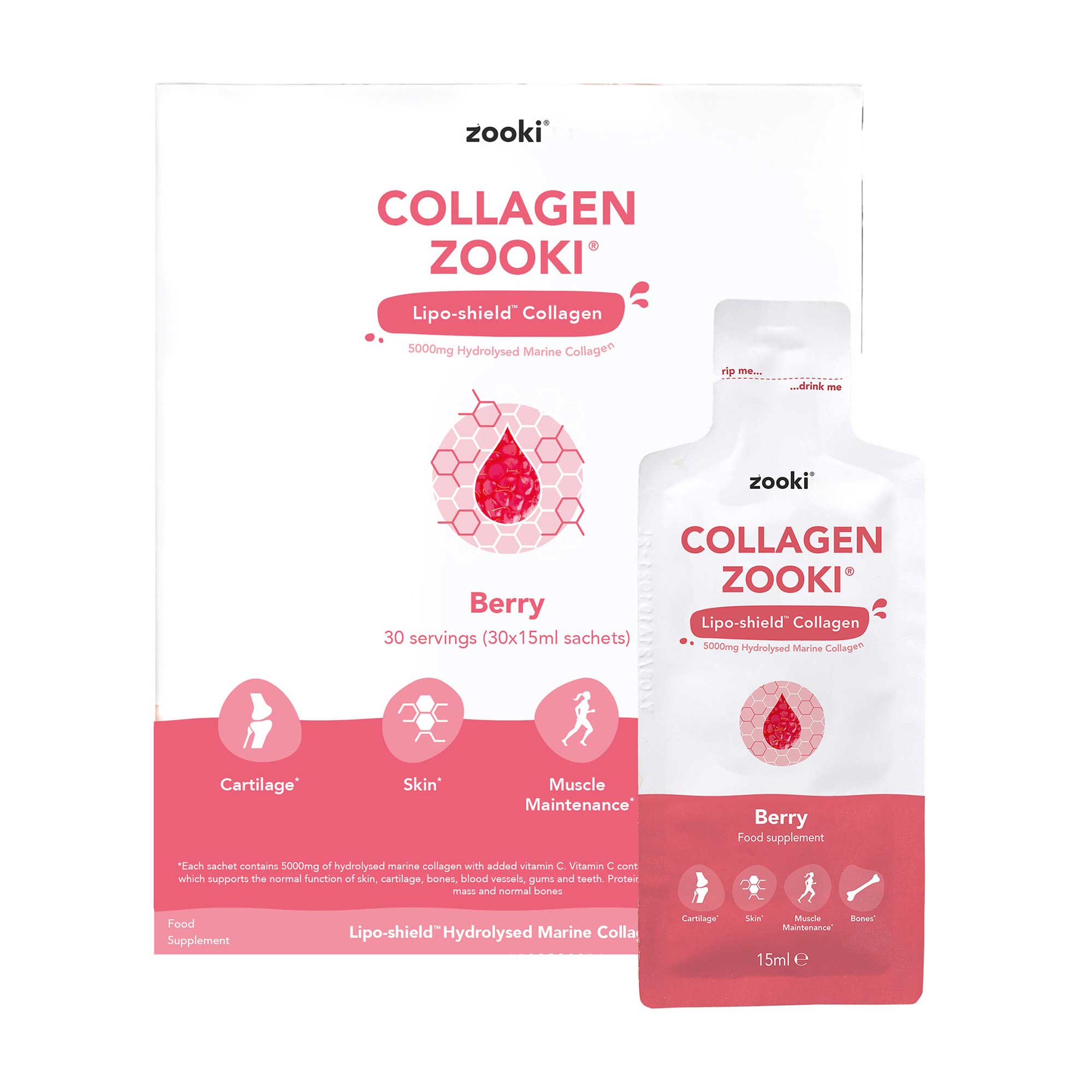 Collagen Zooki Berry 14x15ml