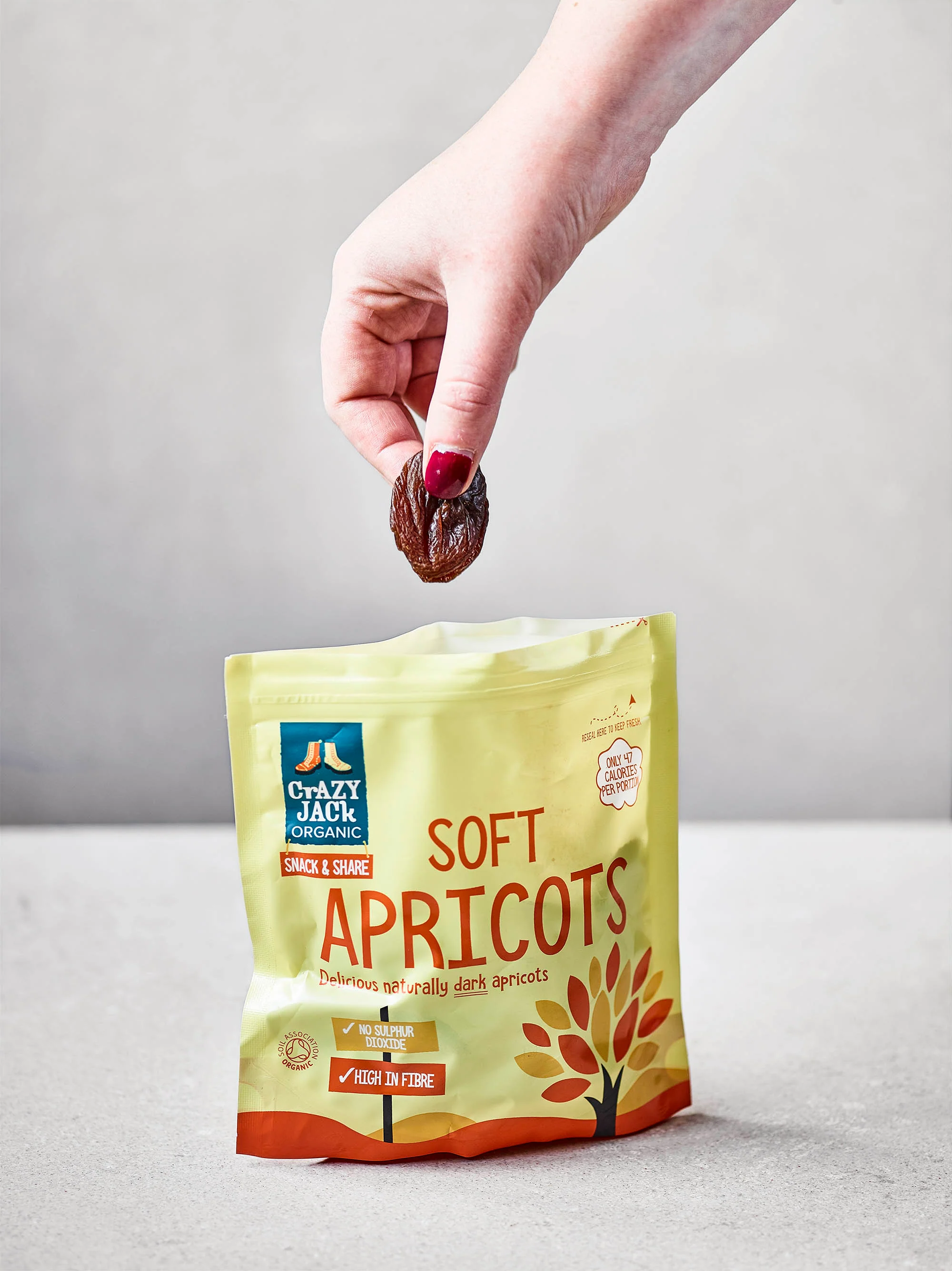 Crazy Jack Organic Soft Ready to Eat Apricots 200g - Image 3