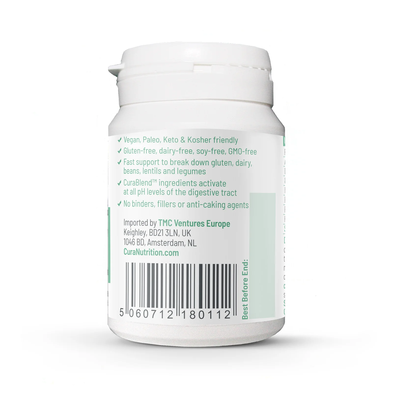 CuraZyme Tolerance 30 Caps - Image 3