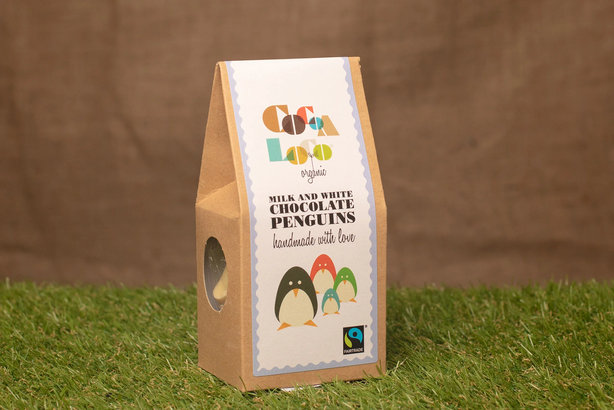 Cocoa Loco Milk & White Chocolate Penguins 100g - Image 2