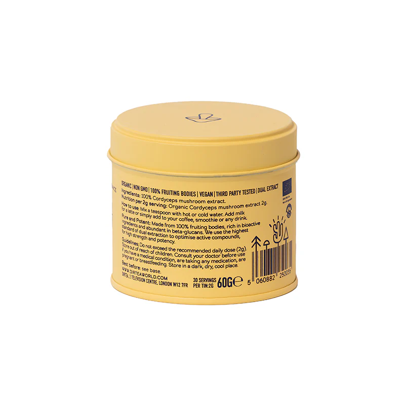 DIRTEA Cordyceps Mushroom Powder 60g (30 Servings) - Image 2