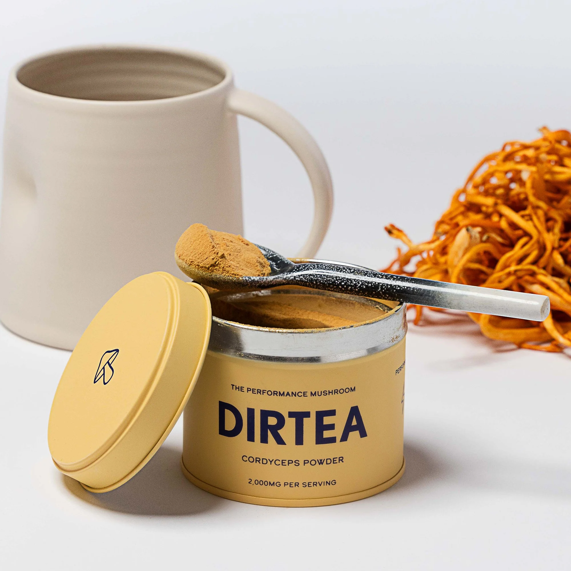 DIRTEA Cordyceps Mushroom Powder 60g (30 Servings) - Image 3