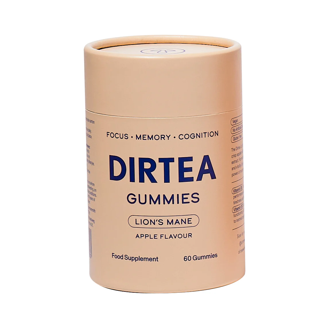 Dirtea Gummies Lion's Mane Apple Flavour 60 pcs