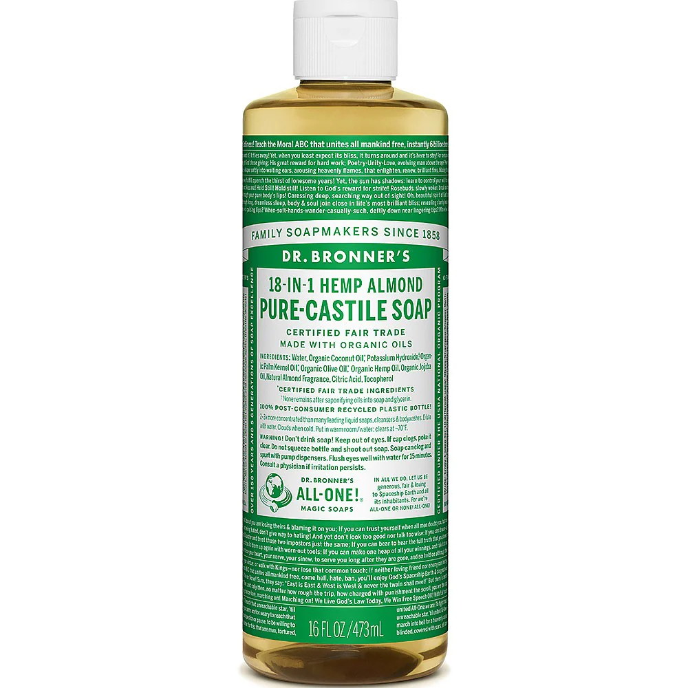 Dr Bronner's Almond Liquid Soap 475ml