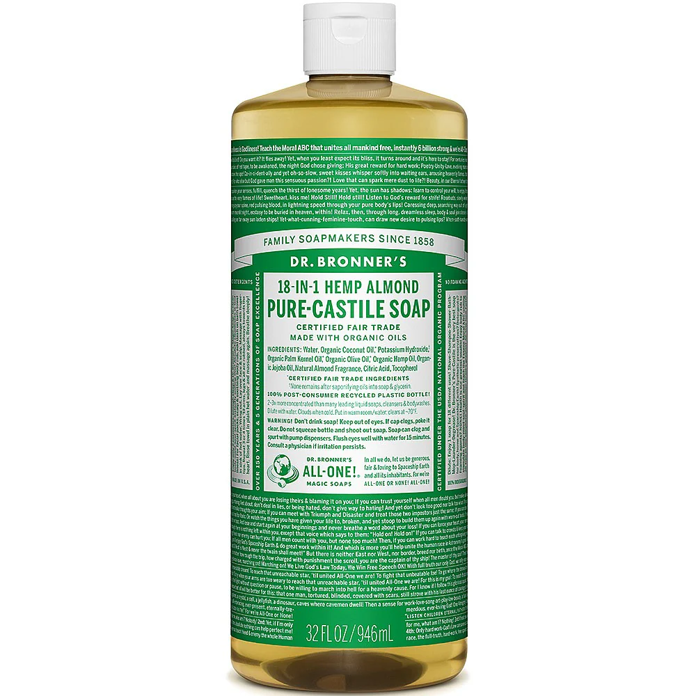 Dr Bronner's Almond Liquid Soap 945ml