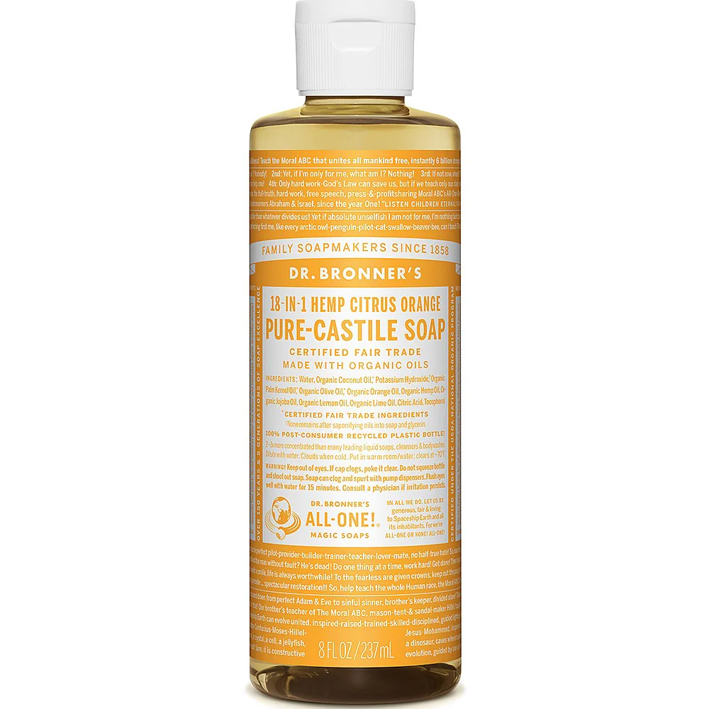 Dr Bronner's Citrus Liquid Soap 240ml