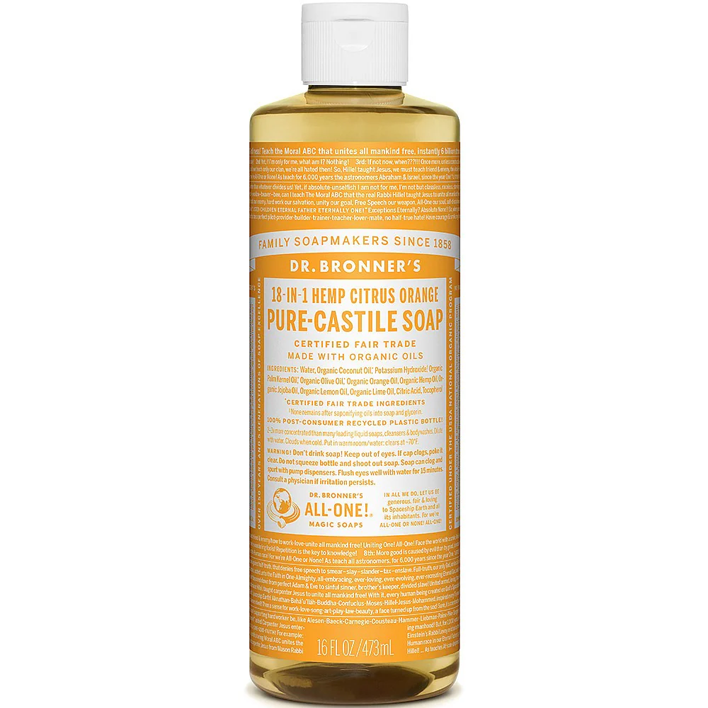 Dr Bronner's Citrus Liquid Soap 475ml