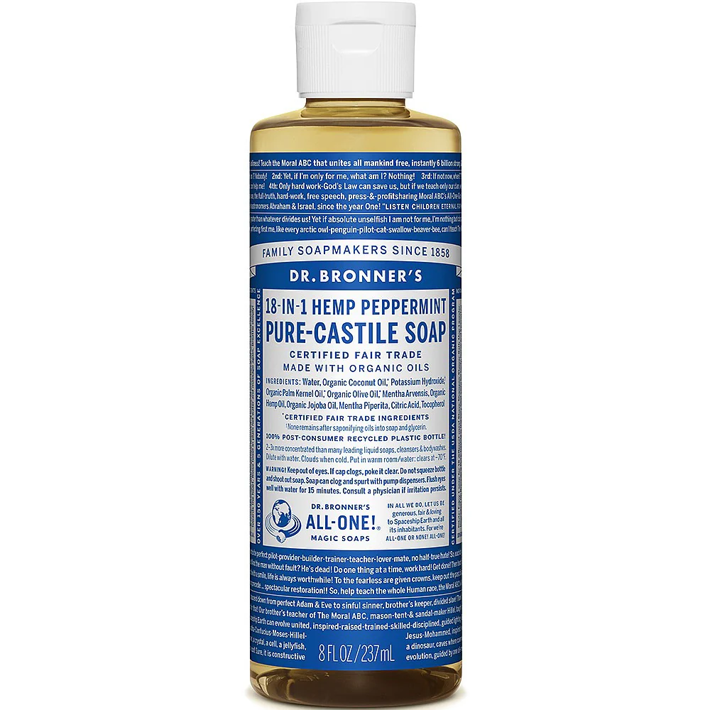 Dr Bronner's Peppermint Liquid Soap 240ml