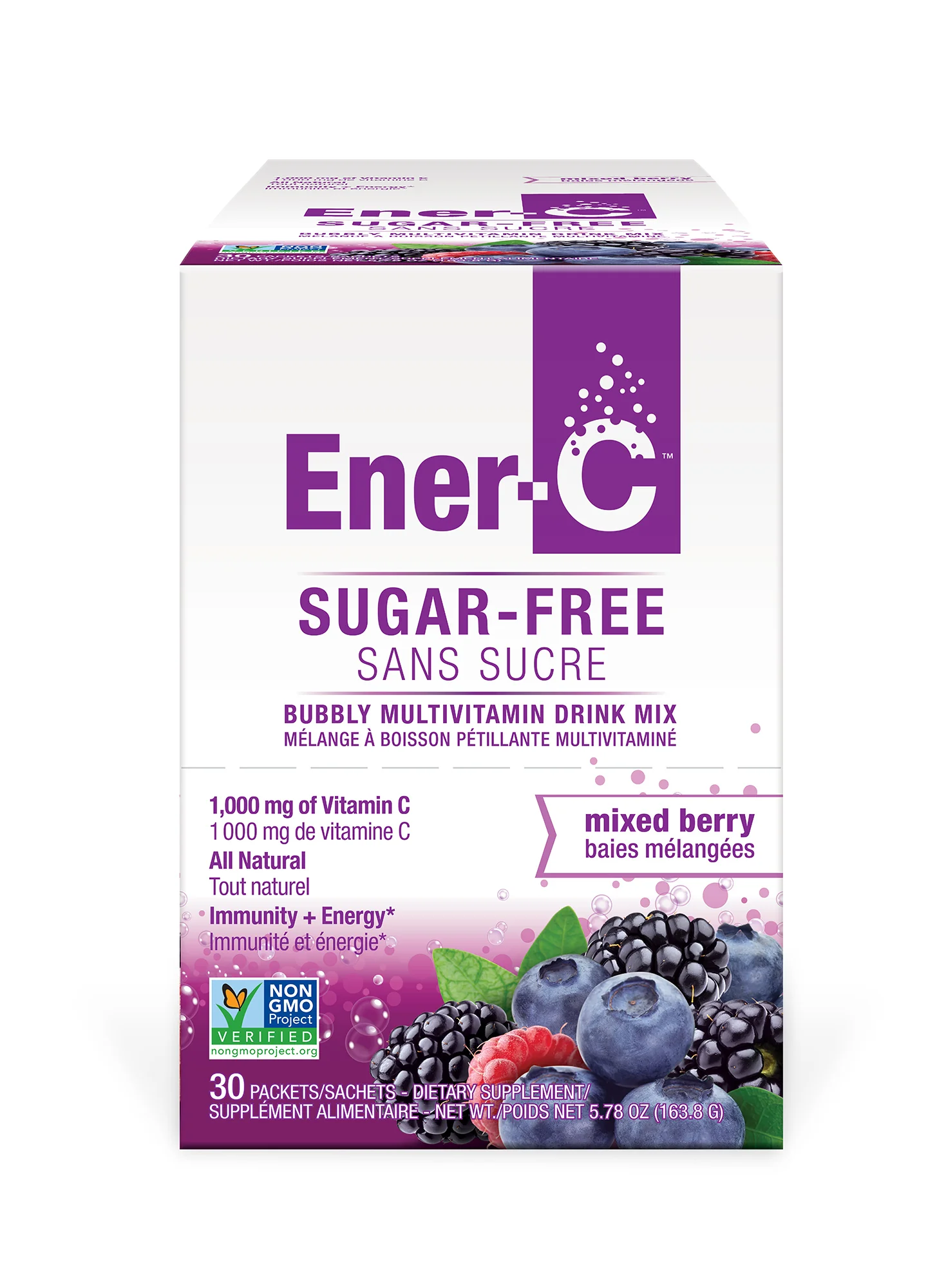 Ener-C Sugar Free Drink Mixed Berry 30 Sachet