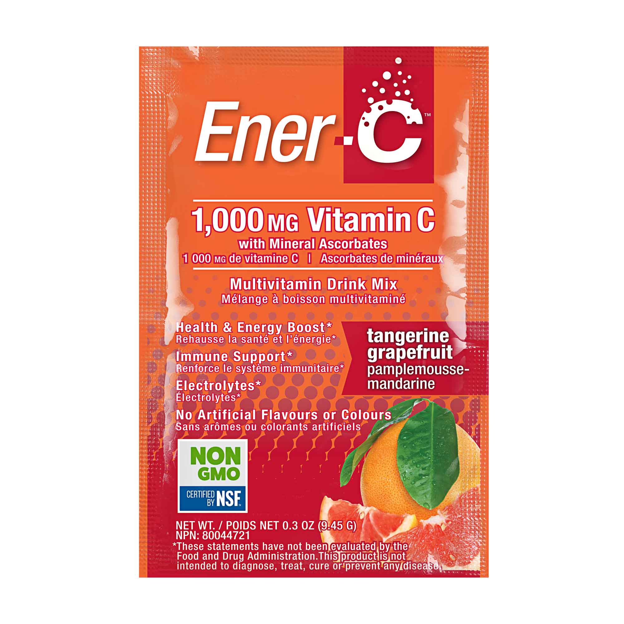 Ener-C Tangerine/GrapeFruit 30 Sachets 30 sachets - Image 2