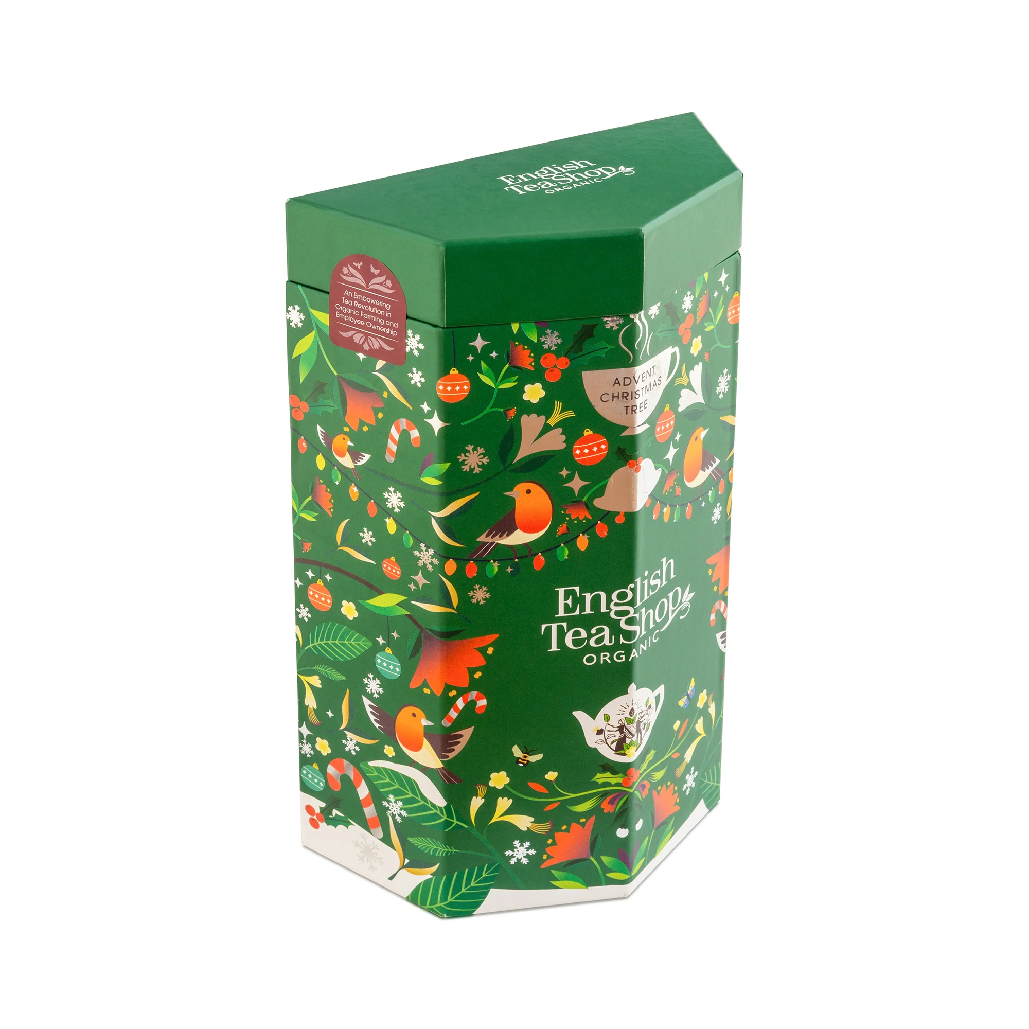 English Tea Shop Christmas Tree Advent Calendar 25 bags - Image 3