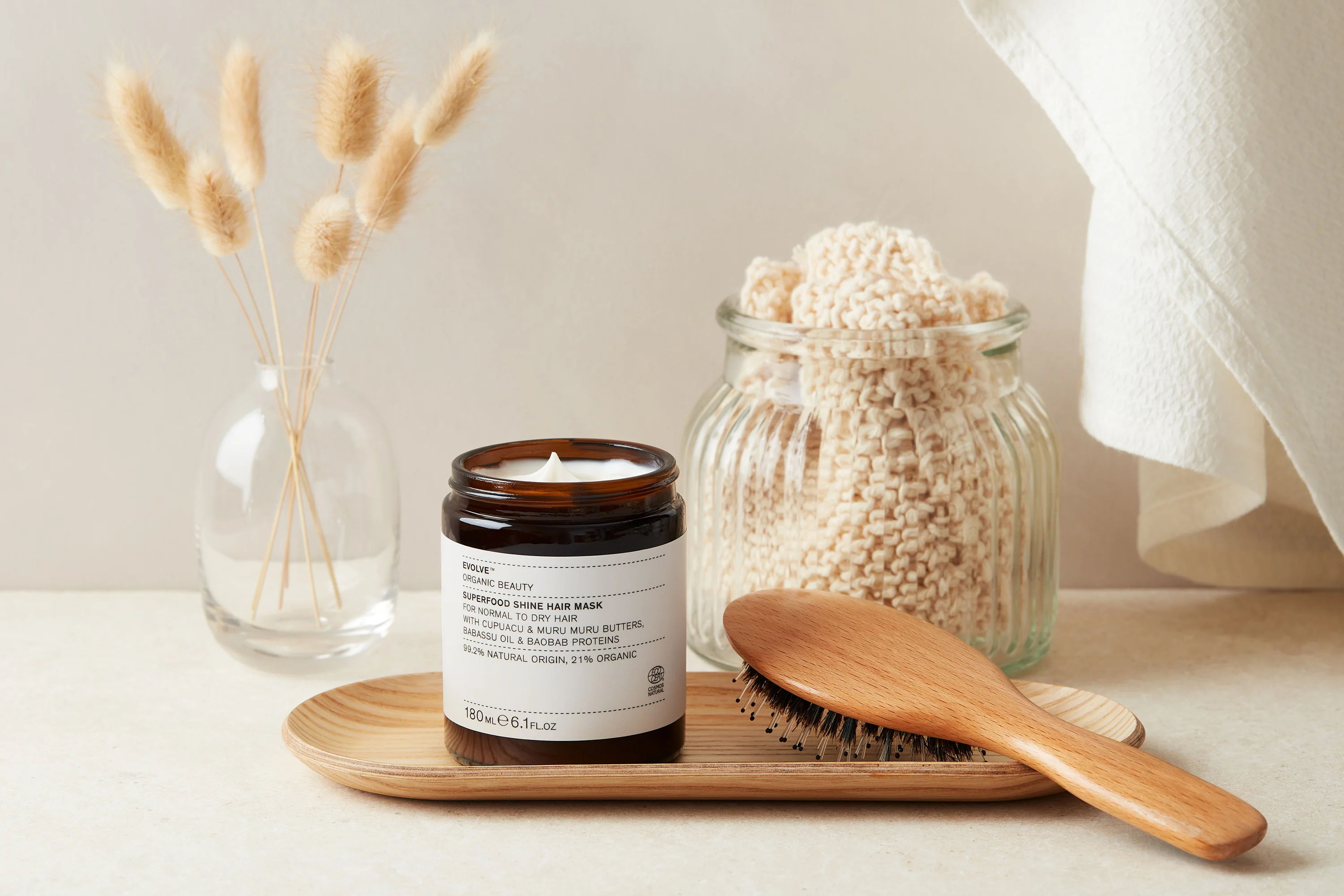 Evolve Superfood Shine Hair Mask 180ml - Image 2
