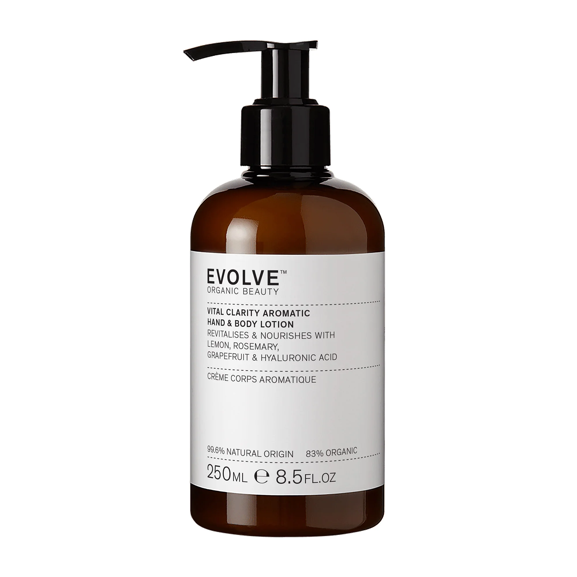 Evolve Vital Clarity Hand & Body Lotion 250ml
