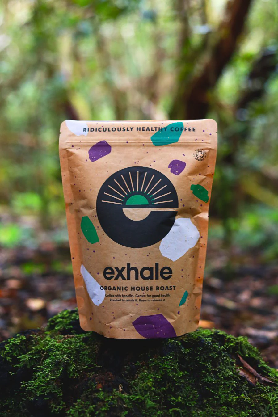 Exhale Coffee Organic House Roast - Wholebean 450g - Image 3