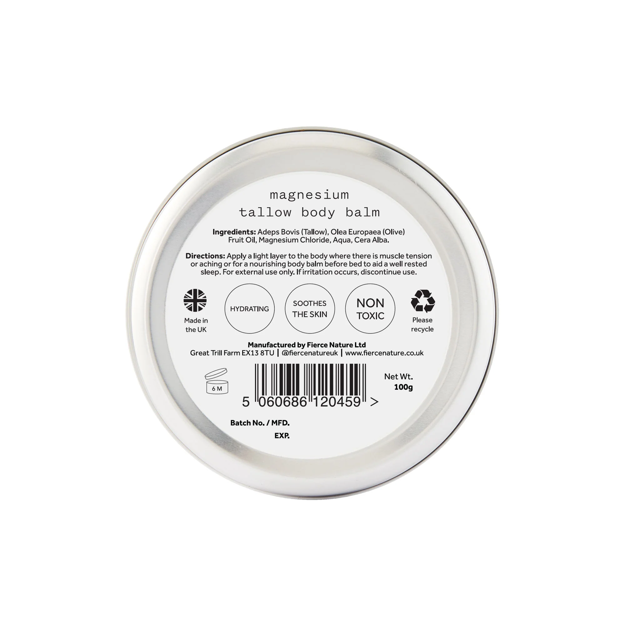 Fierce Nature Magnesium Balm 100g - Image 2