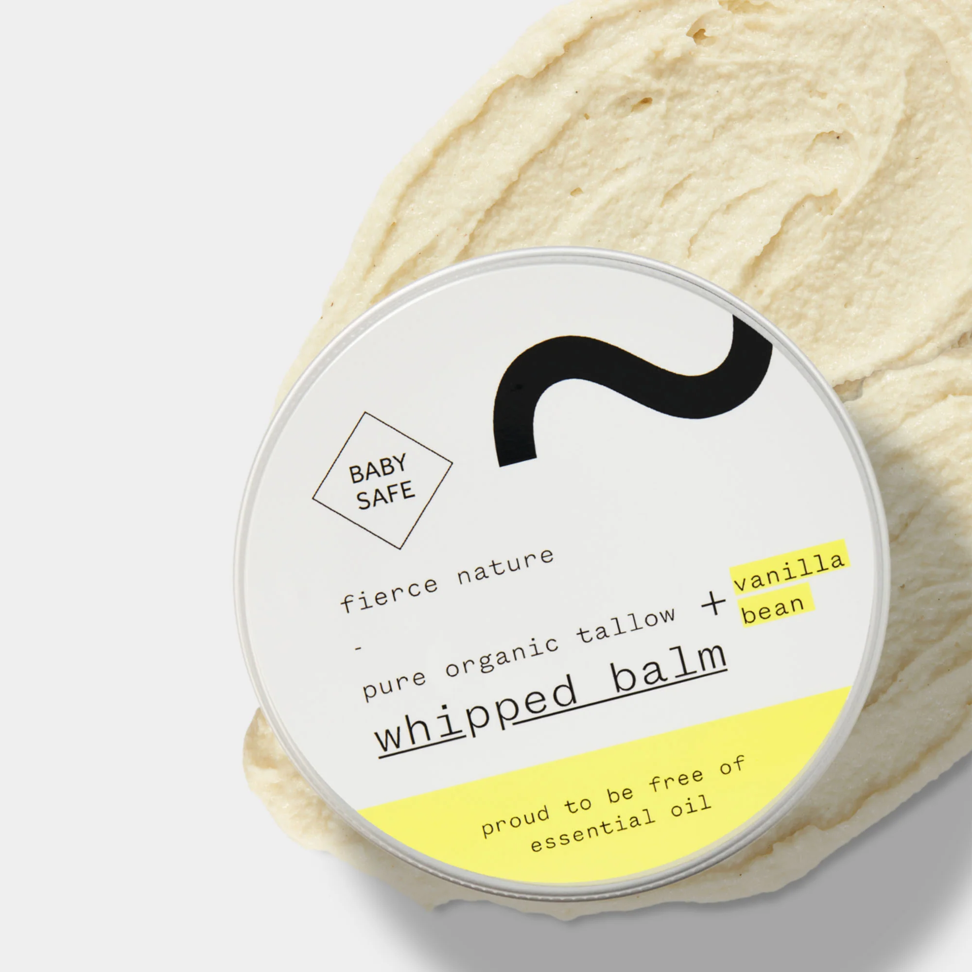 Fierce Nature Whipped Body Balm Vanilla 120g - Image 5