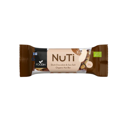 Foodin NUTI Almonds Dark Chocolate & Sea Salt 35g 15PK 45g
