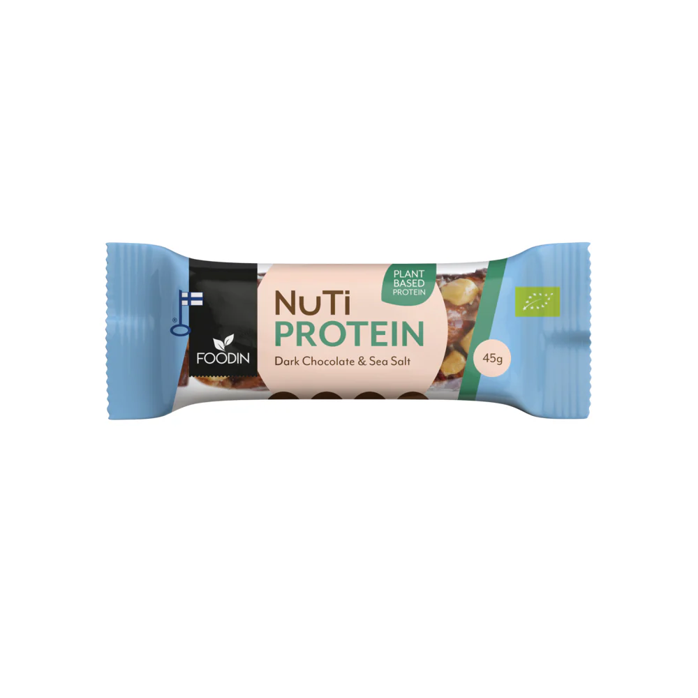 Foodin NUTI Almonds Dark Chocolate & Sea Salt 35g 15PK 45g