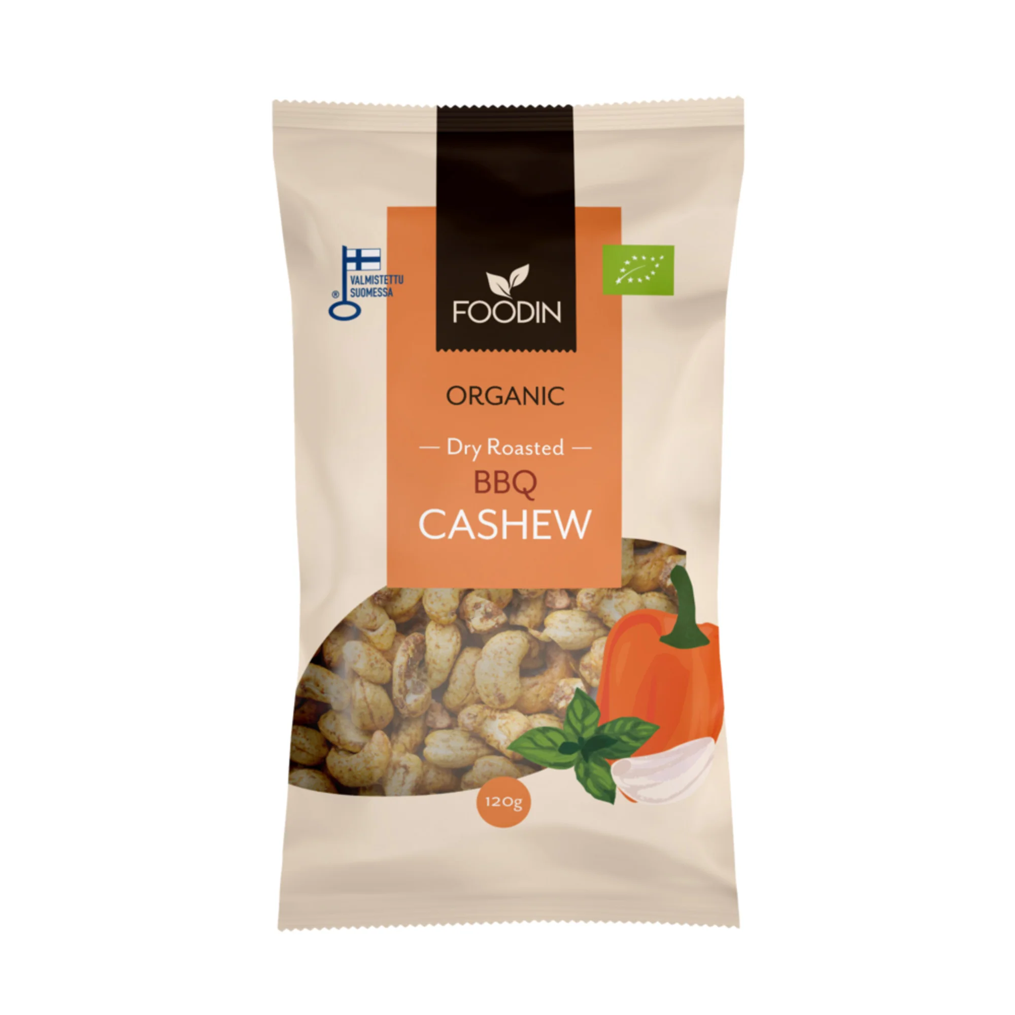 Foodin Organic Dry Roasted Almonds 140G 140g