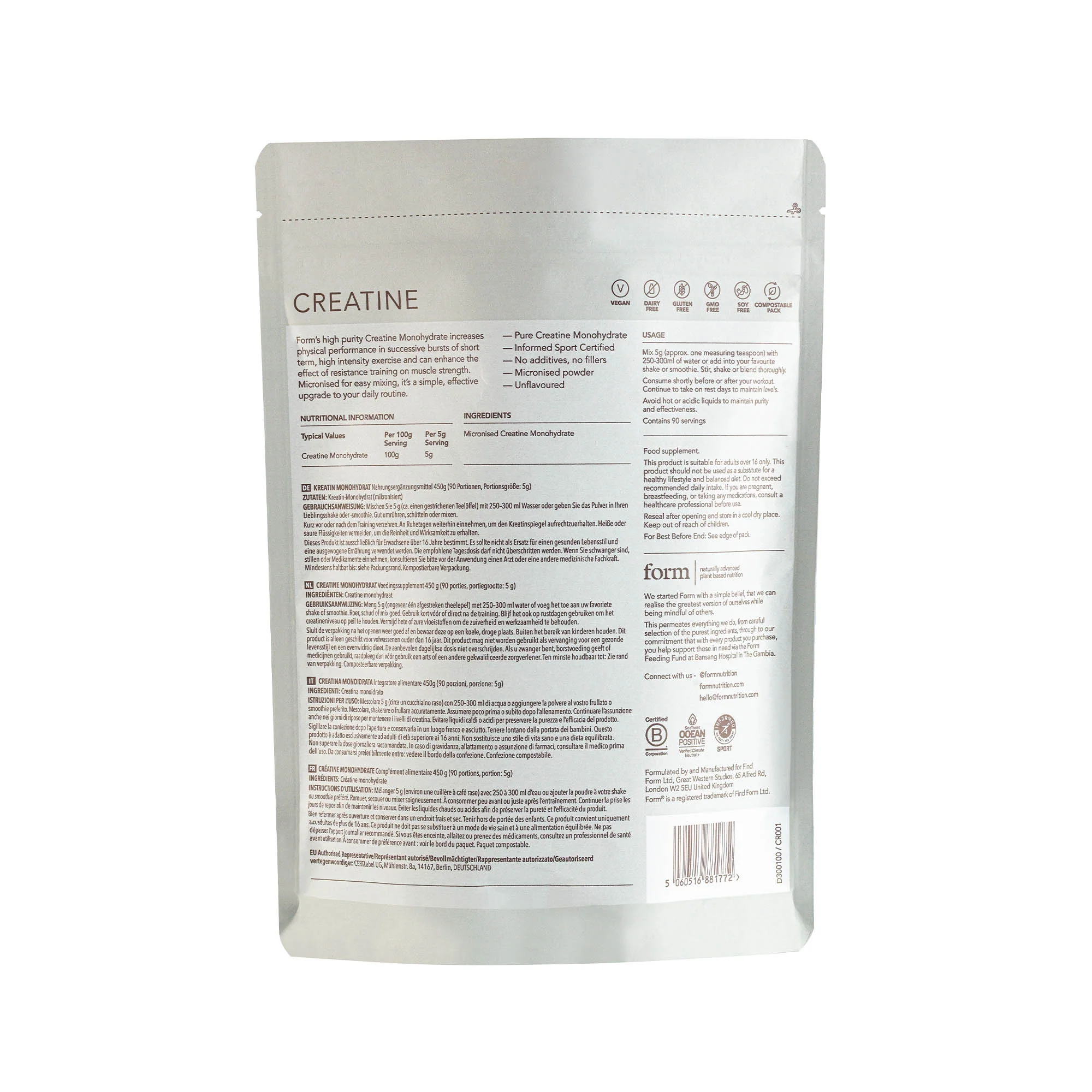 Form Creatine 450g - Image 2